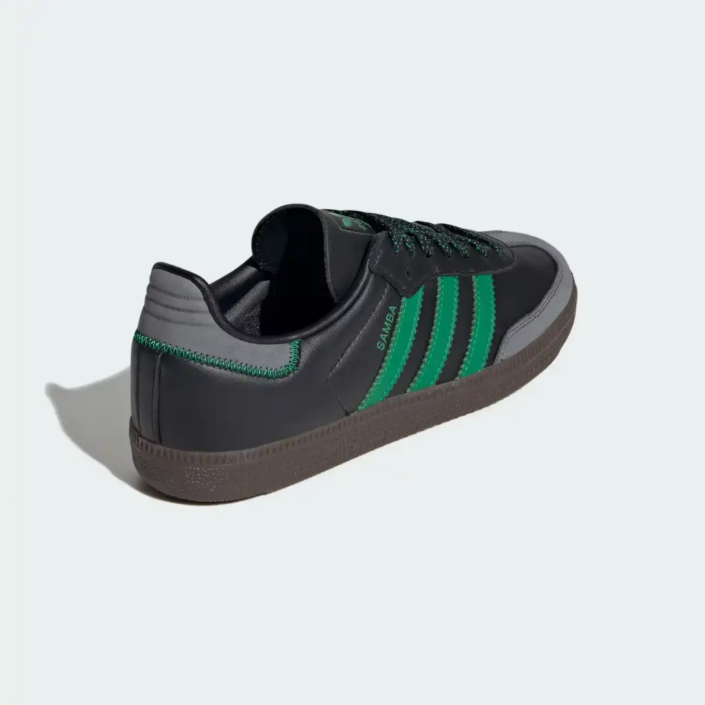 Giày Adidas Samba OG - IE6520 Core Black / Green / Grey Six