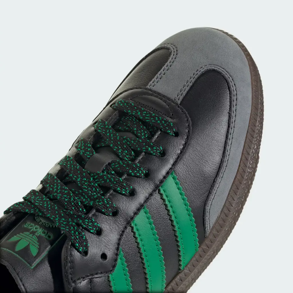 Giày Adidas Samba OG - IE6520 Core Black / Green / Grey Six