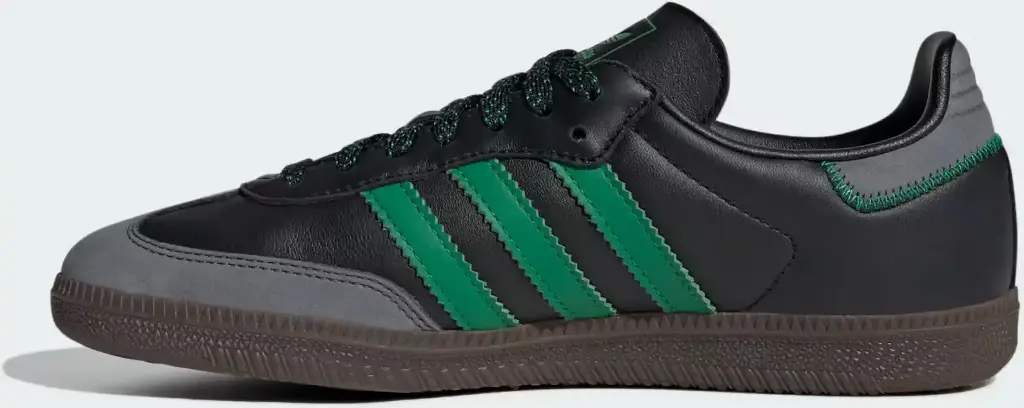 Giày Adidas Samba OG - IE6520 Core Black / Green / Grey Six