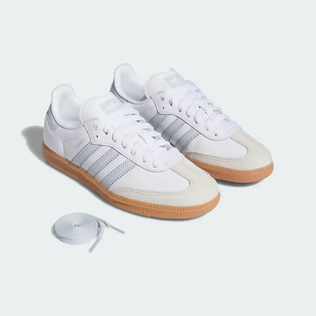 Giày Adidas Samba OG - IE0877 Cloud White / Halo Blue / Off White