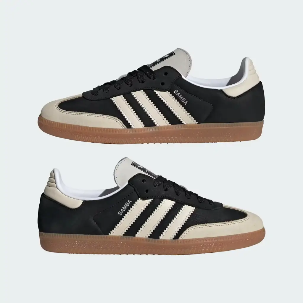 Giày Adidas Samba OG - IE5836 Core Black / Wonder White / Silver Metallic