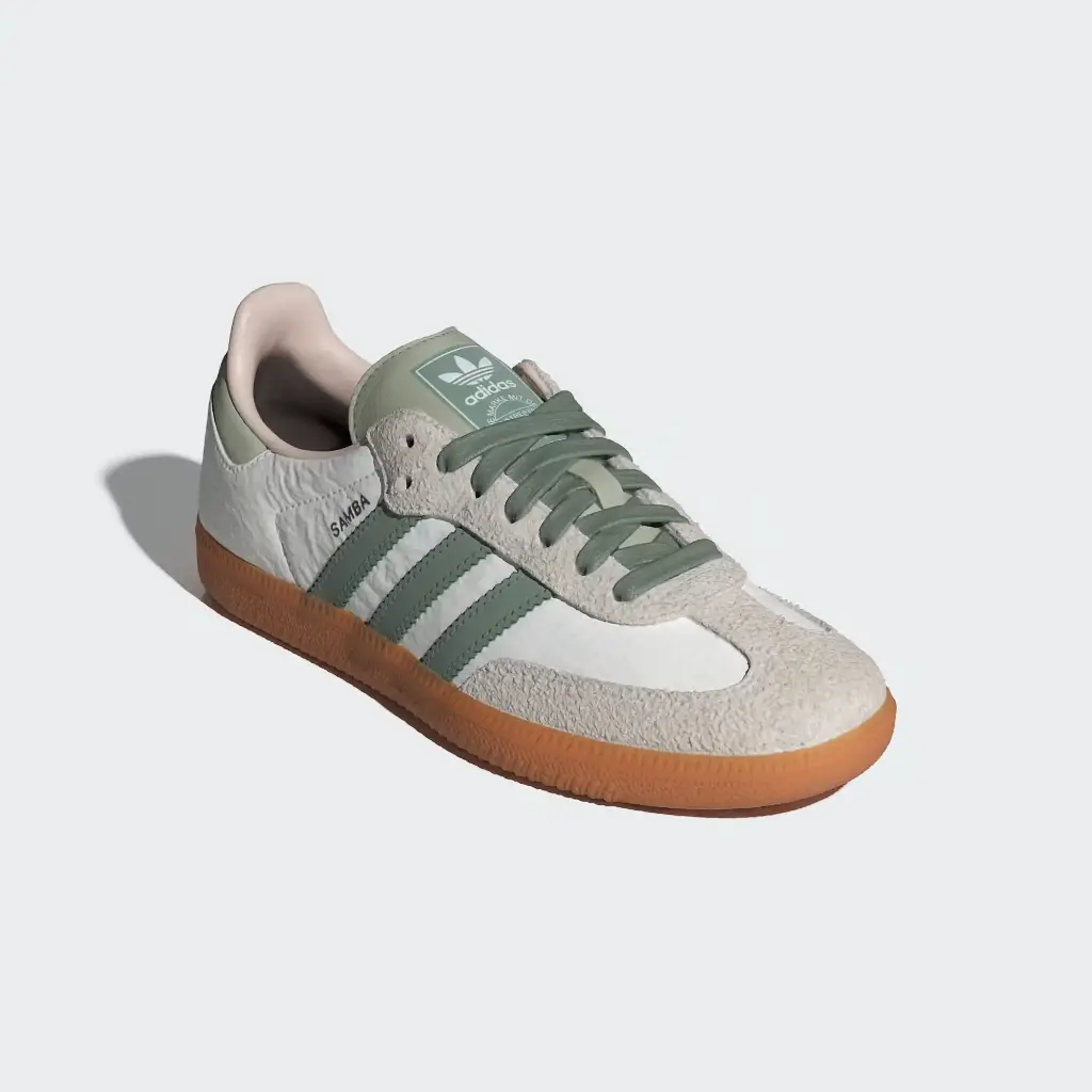 Giày Adidas Samba OG - ID0492 Cloud White / Silver Green / Putty Mauve