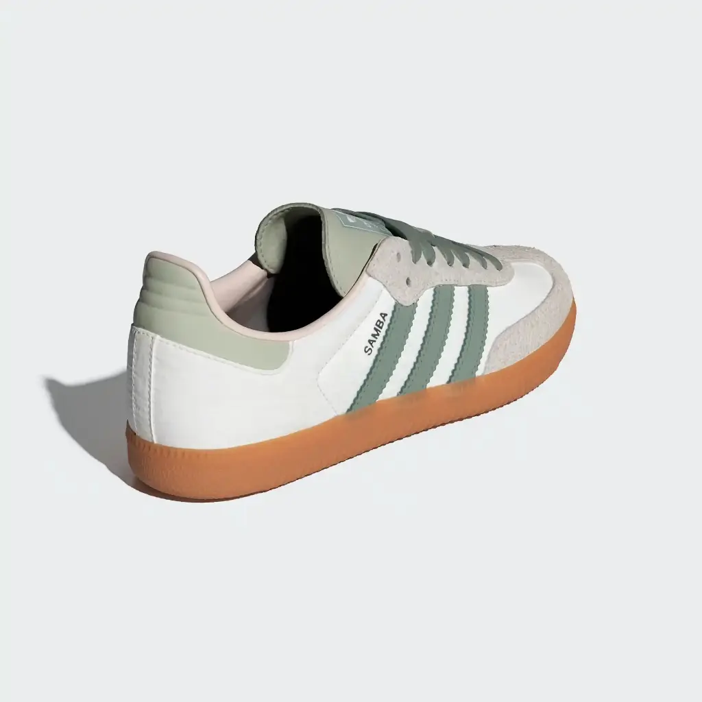 Giày Adidas Samba OG - ID0492 Cloud White / Silver Green / Putty Mauve