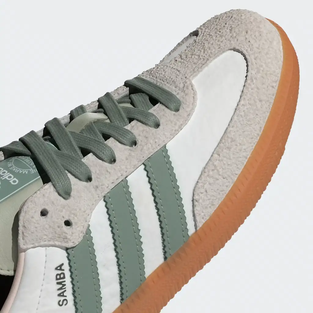 Giày Adidas Samba OG - ID0492 Cloud White / Silver Green / Putty Mauve