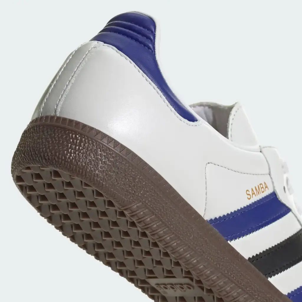 Giày Adidas Samba OG - ID1381 Crystal White / Active Blue / Matte Gold