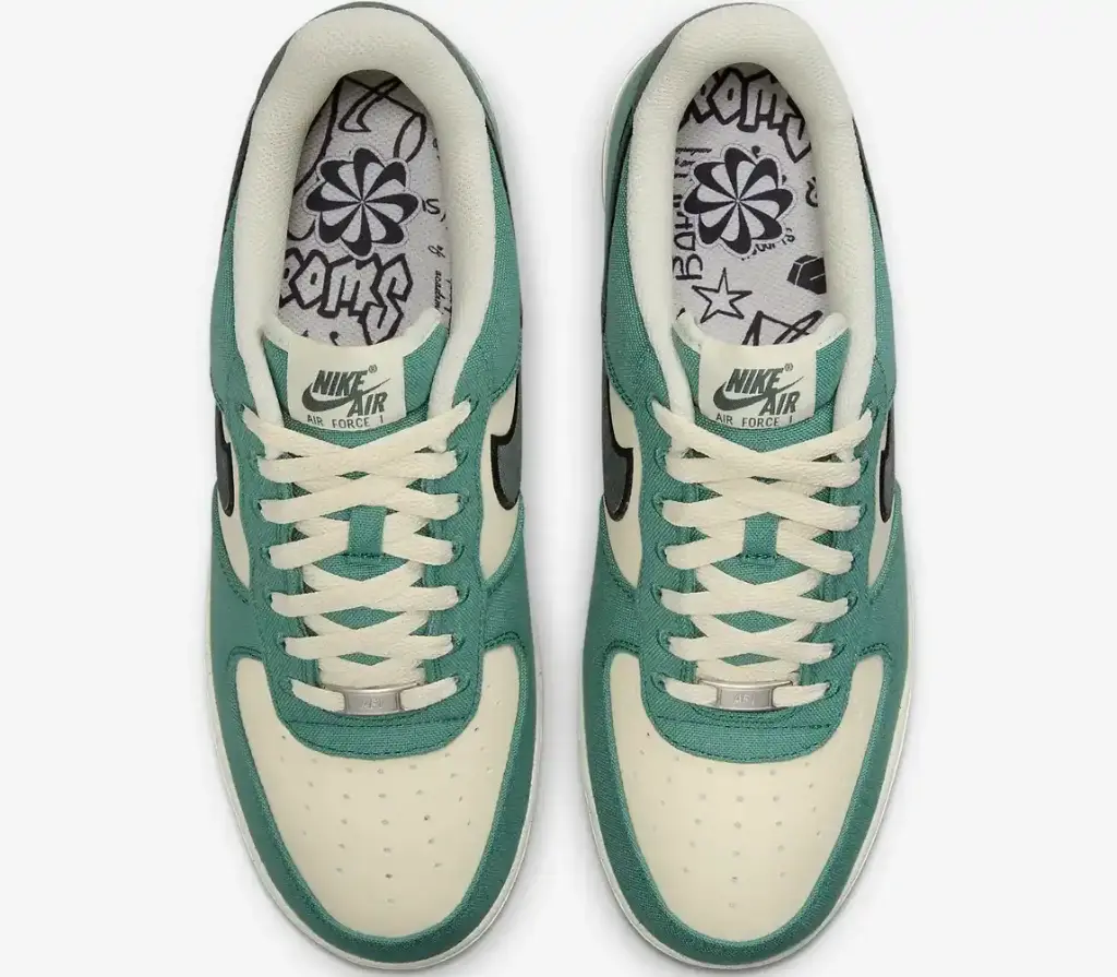 Giày Nike Air Force 1 '07 LV8 - FQ8713-100 Coconut Milk / Bicoastal / Vintage Green