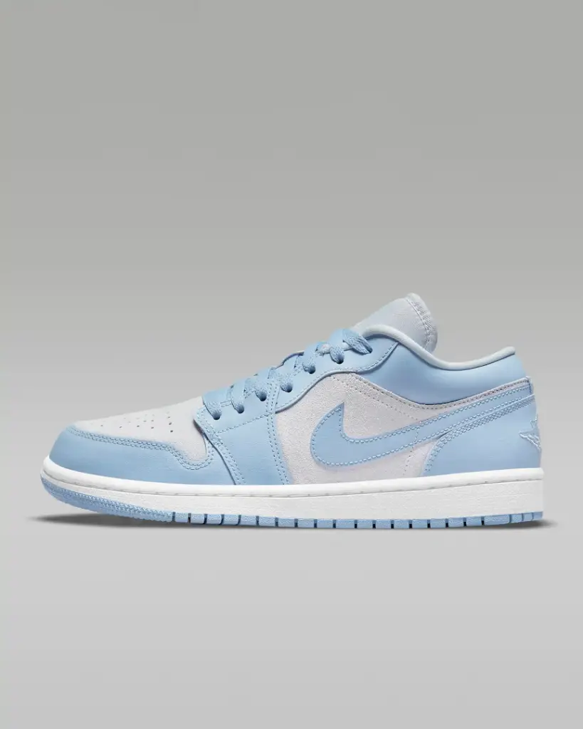 Giày Nike Air Jordan 1 Low - DC0774-050 Football Grey / White / Aluminium