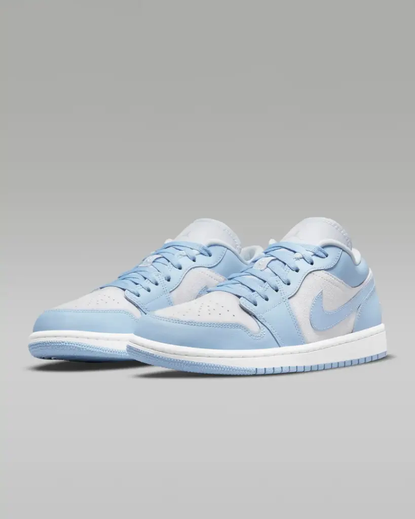 Giày Nike Air Jordan 1 Low - DC0774-050 Football Grey / White / Aluminium