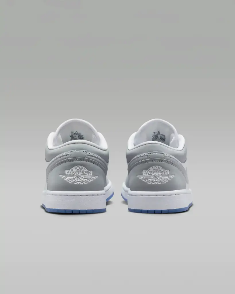 Giày Nike Air Jordan 1 Low - DC0774-105 White / Aluminium / Wolf Grey