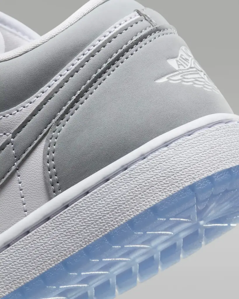 Giày Nike Air Jordan 1 Low - DC0774-105 White / Aluminium / Wolf Grey