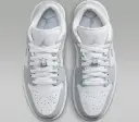 Giày Nike Air Jordan 1 Low - DC0774-105 White / Aluminium / Wolf Grey