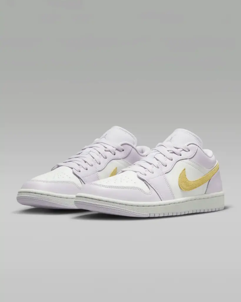 Giày Nike Air Jordan 1 Low - DC0774-501 Barely Grape / White / Lemon Wash