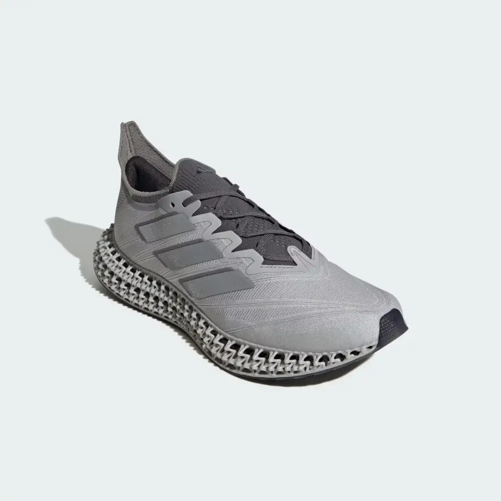 Adidas 4DFWD 4 - ID8889 Grey Two / Silver Metallic - Giày Chạy Nam