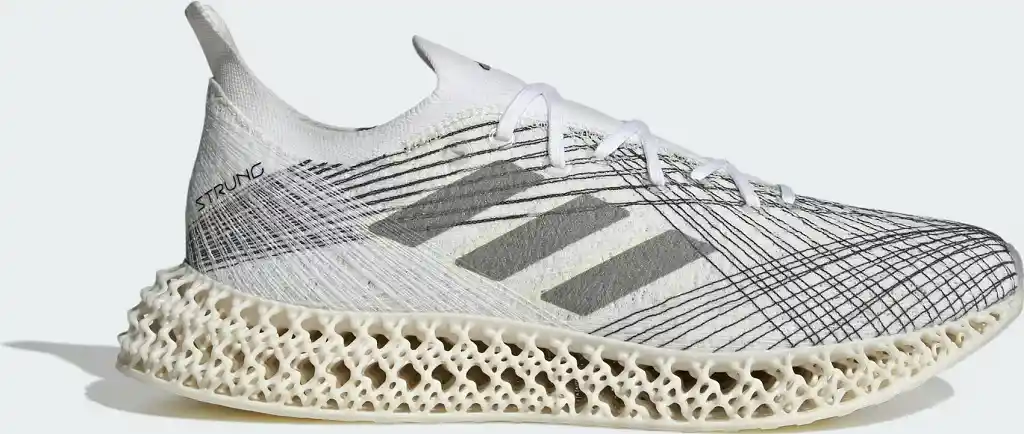 Adidas 4DFWD X STRUNG - ID8892 Cloud White / Grey One -  Giày Chạy Nam