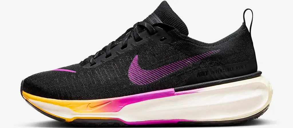 Nike Invincible 3 - DR2660-006 Black / Laser Orange / Hyper Violet - Giày Chạy Nữ