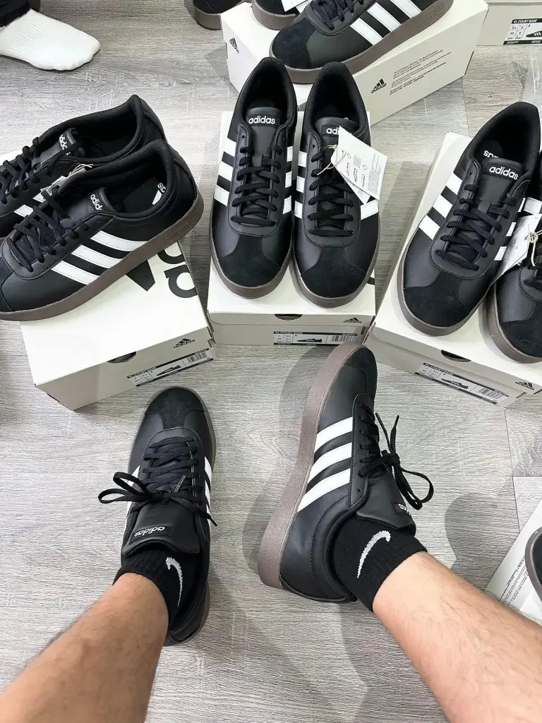 Giày Adidas VL Court 'Core Black' - ID3715