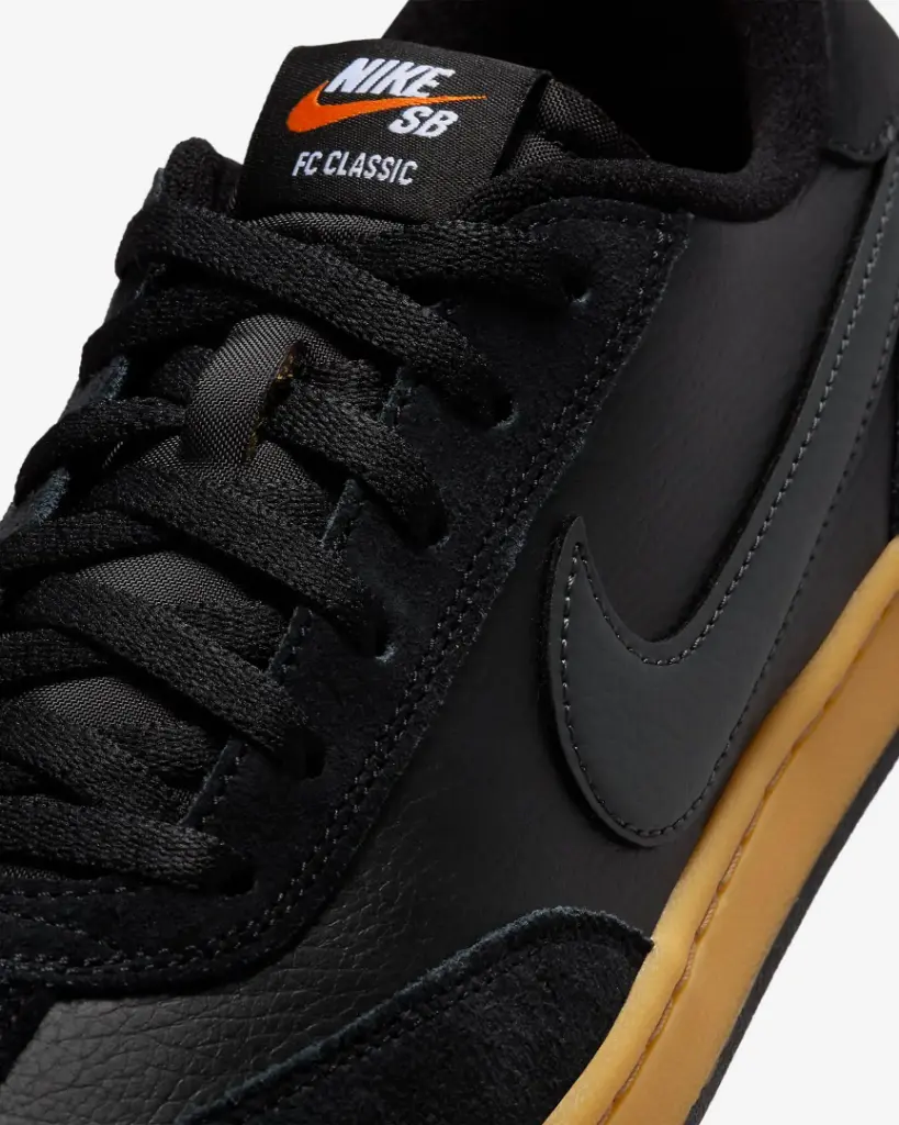 Giày Nike SB FC Classic - 909096-008 Đen (Black / Vivid Orange / Anthracite)