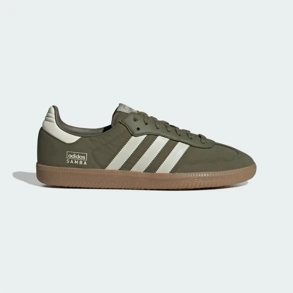 Giày Adidas Samba OG - IE3440 Focus Olive / Wonder White / Gum