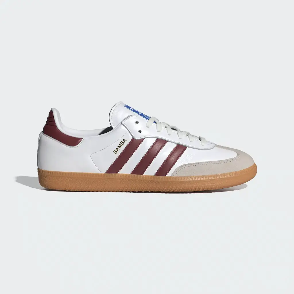 Giày Adidas Samba OG - IF3813 Cloud White / Collegiate Burgundy / Gum