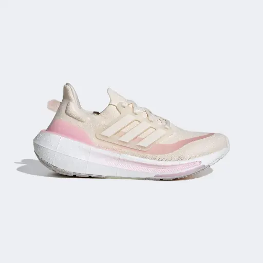 Giày Adidas Ultraboost Light - IE5839 Chalk White / Chalk White / Clear Pink