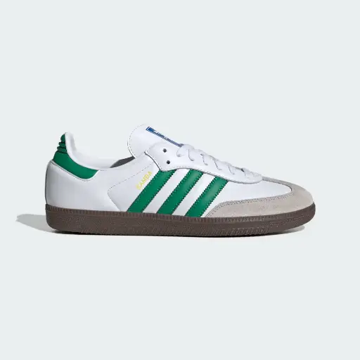 Giày Adidas Samba OG - IG1024 Cloud White / Green / Supplier Colour