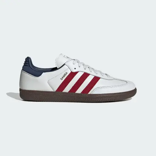 Giày Adidas Samba OG - IH4881 Core White / Team Victory Red / Night Indigo